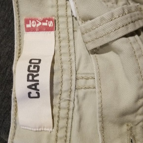 Levi's khaki cargo shorts sz 30 - Picture 5 of 7